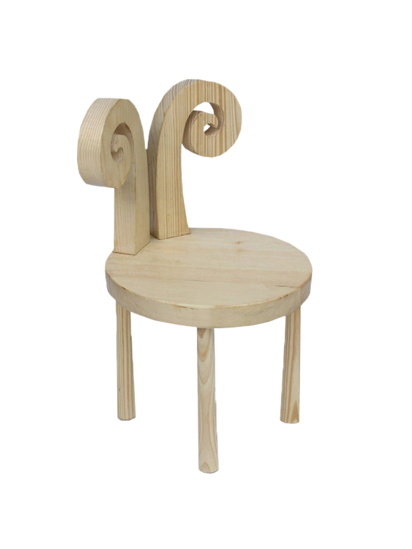 Rickey Toddler Chair in Pine Wood